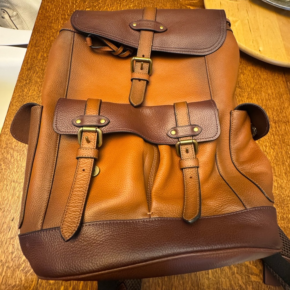 Pristine mens/womens Coach husdon backpack color block a1961 f49563